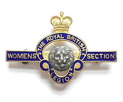 Sally Bosleys Badge Shop Royal British Legion Womens Section