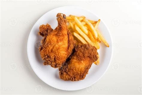 Fried chicken french fries. Generate Ai 22647145 Stock Photo at Vecteezy