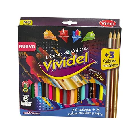 Dixon Vividel Colores Largos C Pzas Papelera Hegor