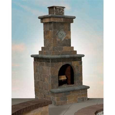 Mini Fully Assembled Olde English Fireplace Camosse Masonry Supply