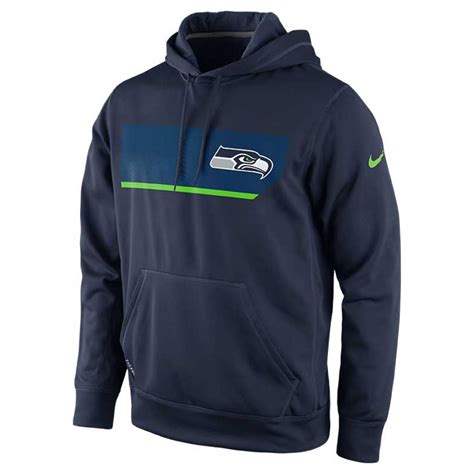 Lyst Nike Men S Seattle Seahawks Performance Hoodie Sweatshirt In Blue For Men