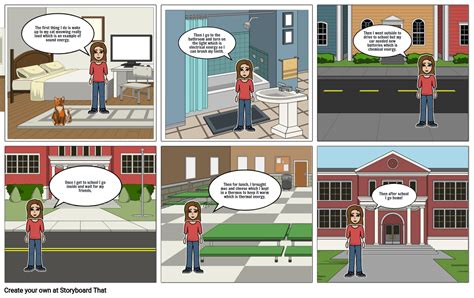 Science Comic Strip Storyboard By C40554d6