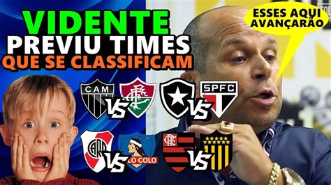 VIDENTE previu quem se CLASSIFICA pra PRÓXIMA FASE da LIBERTADORES 2024