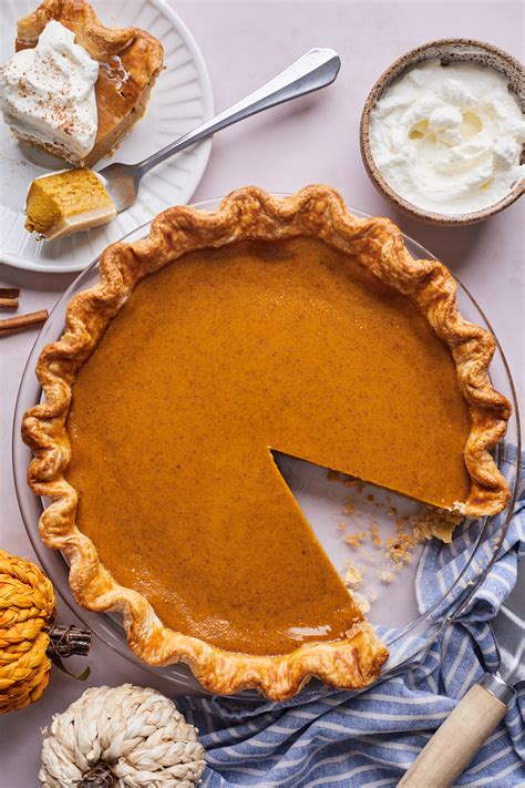 Easy 5 Ingredient Pumpkin Pie Olive And Mango