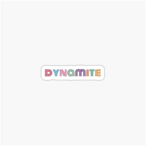 "bts dynamite logo hd quality " Sticker for Sale by Ana88s | Redbubble