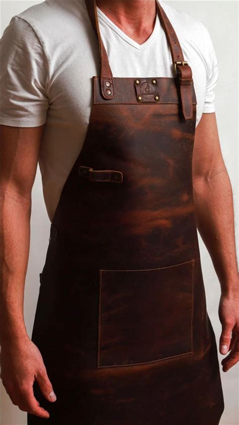 Mandiles Y Delantales De Cuero Leather Aprons Delantal De Cuero