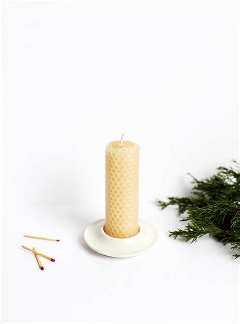 DIY Rolled Beeswax Candles - The Merrythought