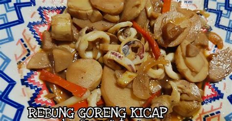 Resipi Rebung Goreng Kicap Bersama Sotong Oleh Hani Shaimi Cookpad