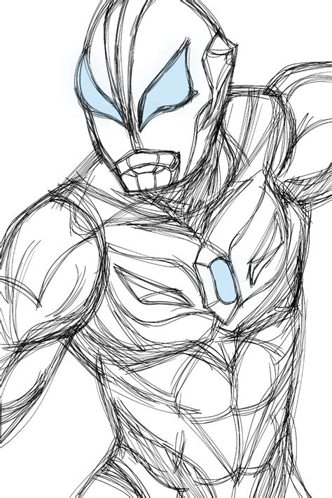 Sketched Ultraman Geed R Ultraman