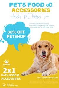 pet store ads template postermywall