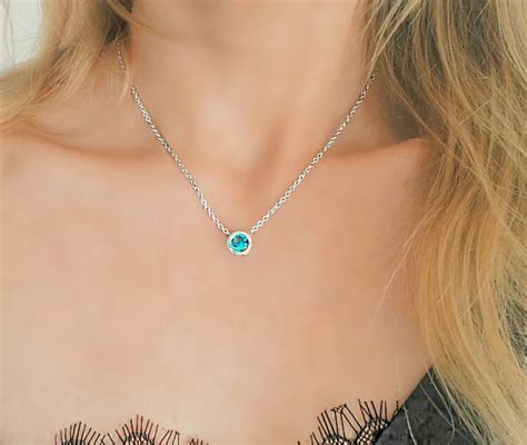 Idee Cadeau Collier Pendentif Avec Zirconium Bijoux Fantaisie