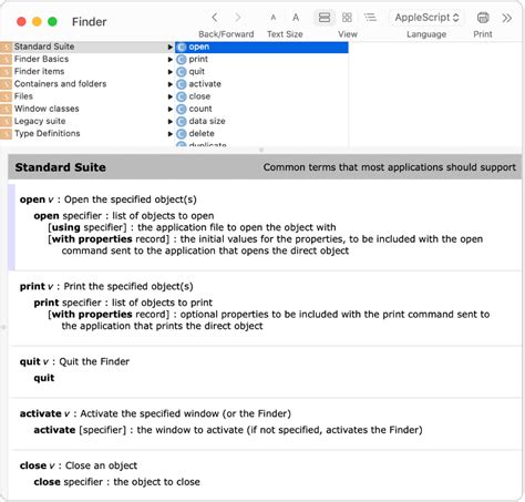 Script Editor User Guide For Mac Apple Support Uk