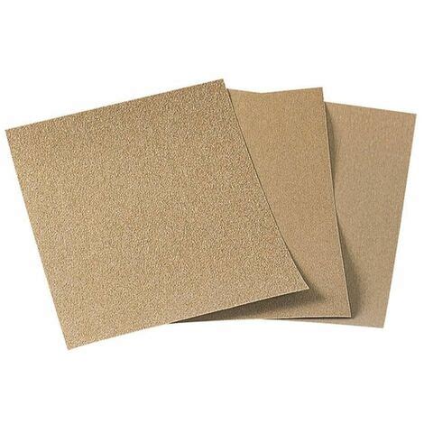 Wolfcraft Feuilles Abrasives Papier Standard Grain 100