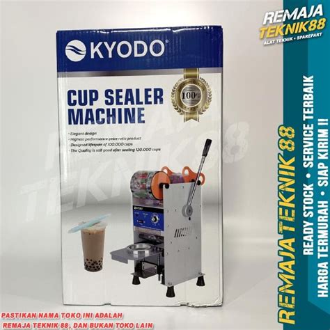 Jual Mesin Press Gelas Plastik Cup Sealer Kyodo Shopee Indonesia