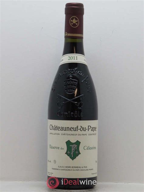 Henri Bonneau Chateauneuf Du Pape Reserve Des Celestins 2011 Food