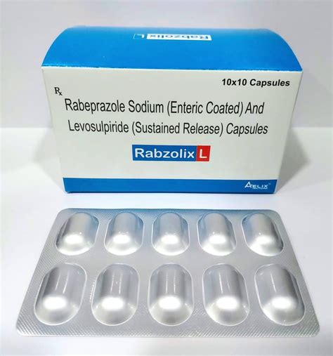 Rabzolix L Rabeprazole Sodium Ec And Levosulpiride Sr Capsules Aelix