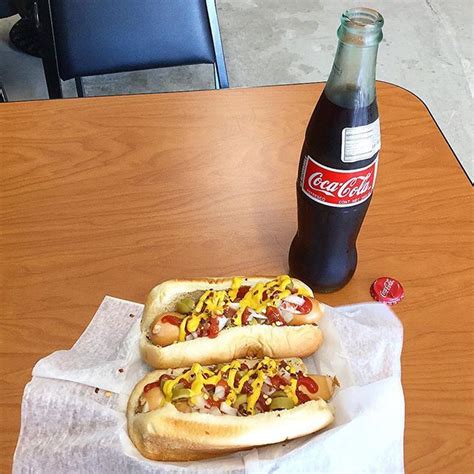 Snappy Dogs And A Coke At Sloppy Joes Snack Shack Hotdogs Hotdog