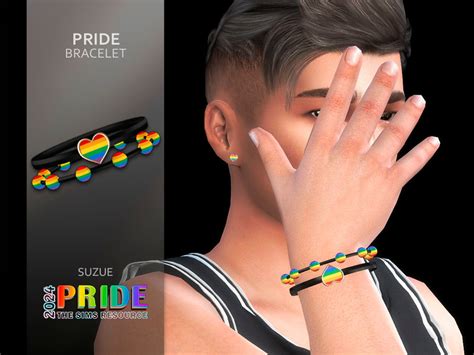 The Sims Resource Pride Heart Bracelet