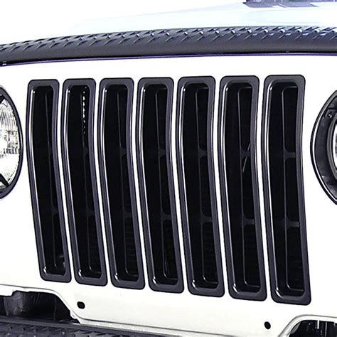 Rugged Ridge Grille Inserts For 97 06 Jeep Wrangler Tj And Unlimited Quadratec