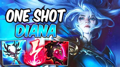 ONE SHOT SEASON 14 DIANA IS INSANELY BROKEN New Items Full AP Build