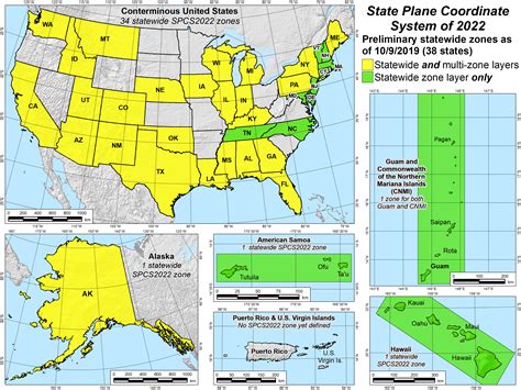 State Plane Coordinate System SPCS Tools National Geodetic Survey