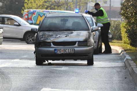 Podgorica Požar buknuo u automobilu nema povrijeđenih