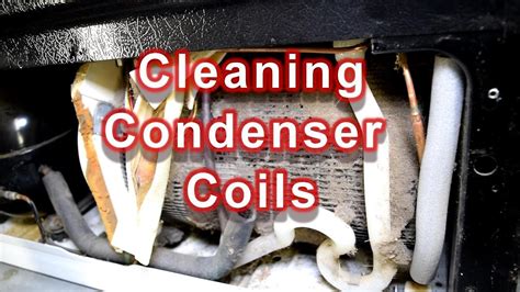 Cleaning Condenser Coils Ge Side By Side Refrigerator Youtube