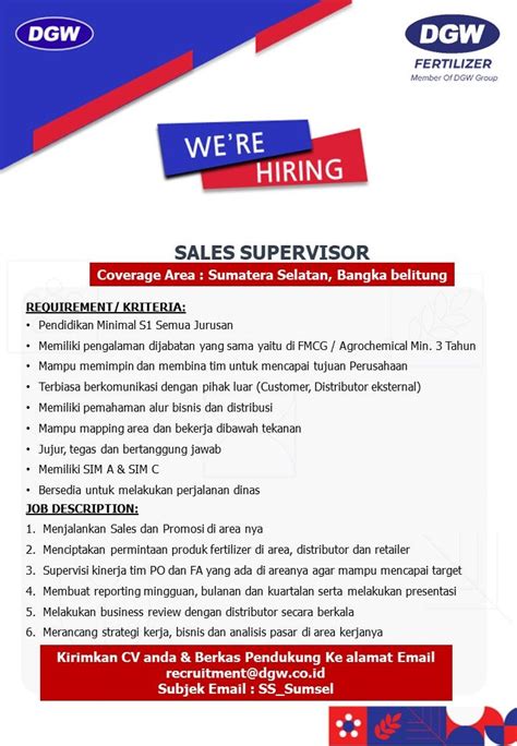 Jobhunterid Loker Sumsel Terbaru Dharma Guna Wibawa Group September