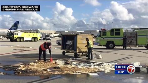 Large Jet Fuel Spill Cleaned Up At Fll Wsvn 7news Miami News Weather Sports Fort Lauderdale