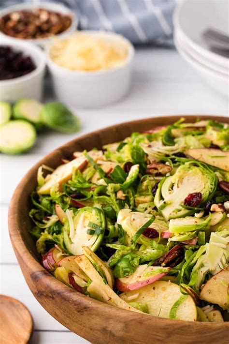 Shredded Brussels Sprouts Salad With Apples Tidymom®