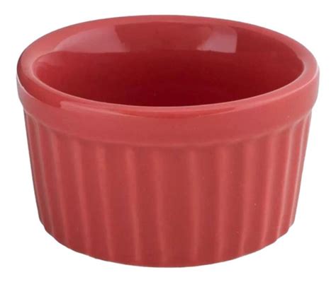 Kit Ramekin Vermelho Ml Porcelana Parcelamento Sem Juros