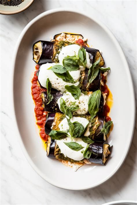 Eggplant Rollatini With Ricotta And Spinach Cooking Mediterranean