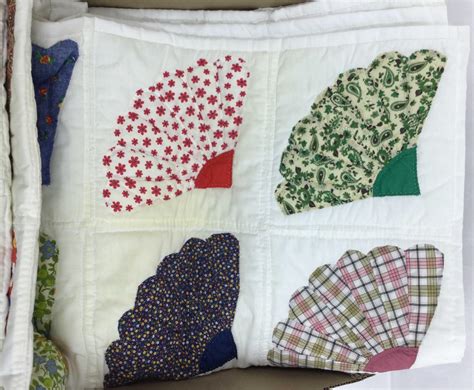 Lot Vintage Patchwork Quilt