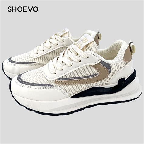 Jual Shoevo Mesh Sepatu Wanita Sneakers Fashion Import Korean Trend