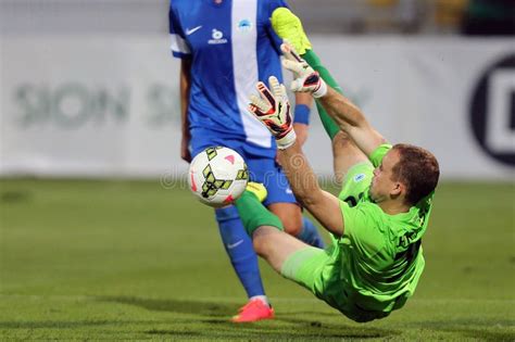 Goalkeeper From Slovan Bratislava Miroslav Kopriva Editorial