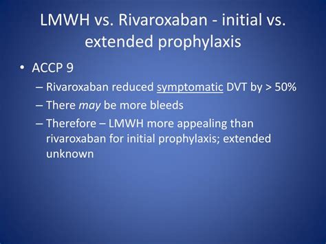 Ppt Dvt Prophylaxis In Orthopedic Patients Powerpoint Presentation Free Download Id 2670986