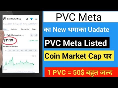 PVC Meta Coin Market Cap पर Add ह गय PVC Meta क New धमक Pvc