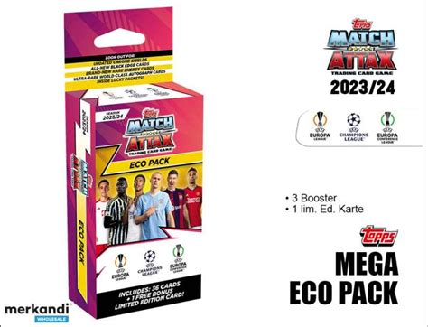 Topps Match Attax UEFA Champions League TC 2023 2024 MEGA ECO PACK