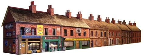 Just Completed A New Range Of Oo Gauge Model Railway Terraced Houses