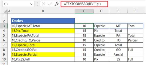 Formula Para Dividir Texto No Excel Image To U