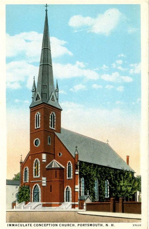 Nh Portsmouth Immaculate Conception Church United States New