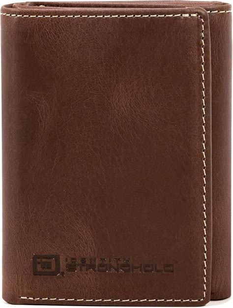 Amazon Id Stronghold Rfid Blocking Trifold Wallet For Men Rugged