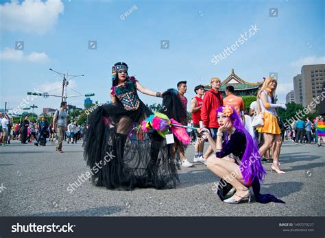 Drag Queens Taipei Lgbtqia Pride Taiwan Stock Photo 1497273227