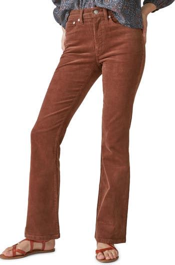 Lucky Brand Stevie High Waist Corduroy Flare Jeans Nordstrom