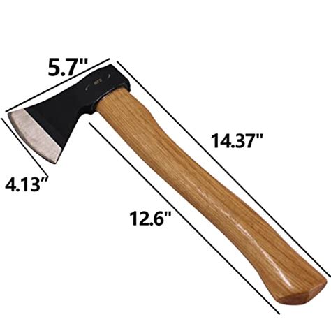 HFS R Hatchet Axe With Genuine Hickory Wood Handle Head Weight 600g