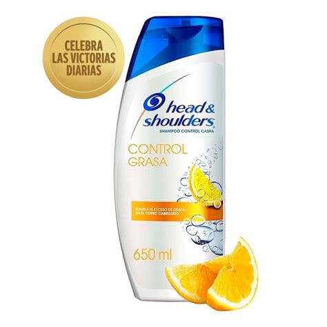 Shampoo Head Shoulders Control Grasa Ml Walmart