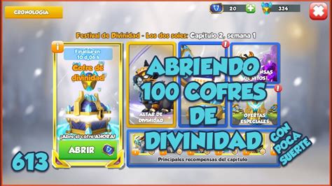 Abriendo 100 Cofres De Divinidad Poca Suerte Dragon Mania Legends