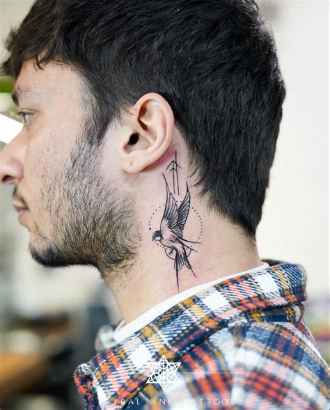 Bird Tattoo Design Neck Tattoos Best Neck Tattoos Neck Tattoo For