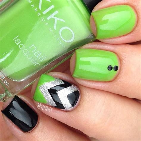 17 Chevron Nails Will Have You Saying Bye To Boring Nails