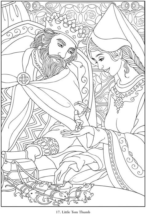 Grimm Andersen Fairy Tales Coloring Pages For Kids Free Printable